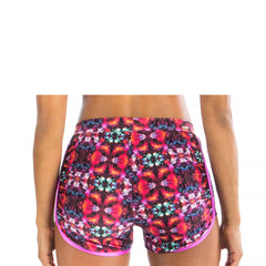 COLOR BURST HIGH WAIST BIKINI BOY SHORTS - Bikinis Market