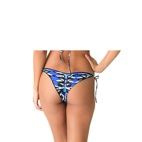 GEOMETRIC RIPPLE BIKINI BOTTOM - Bikinis Market