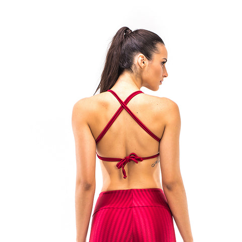 IKATE RED SPORTS BRA - Bikinis Market