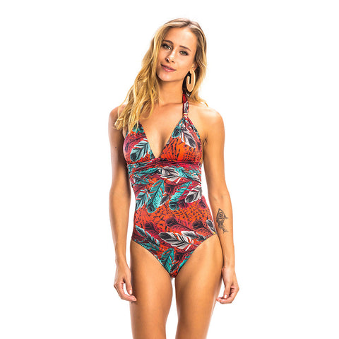 MIX TRANCOSO RED ONE PIECE - Bikinis Market