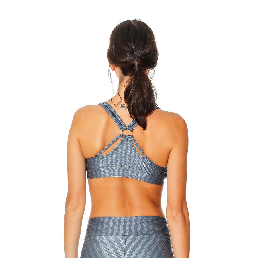 OREGON LUCY GRAY SPORTS BRA - Bikinis Market
