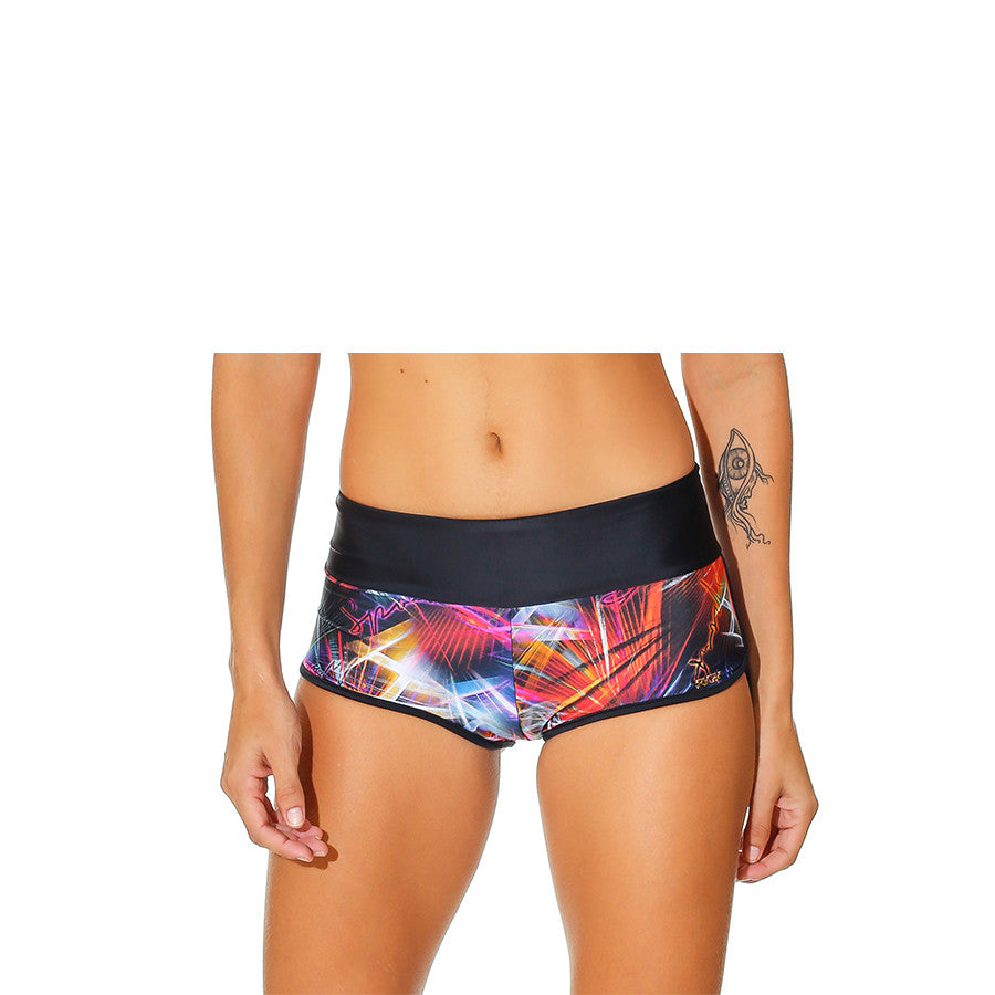 MALICE GALAXY BIKINI BOTTOM BOY SHORTS - Bikinis Market